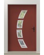 PIVOT 21A - aluminium Modern exterior pivot door