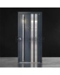Anthracite aluminium modern front door