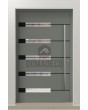 PIVOT AP18A - aluminium single pivot door