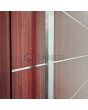 LIM AP04 double - aluminum hinged double front door with stripes