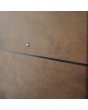 LIM Bruno double - double aluminium front door covered with rust sintered quartz