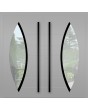 LIM C11 double - high strength aluminium double main door with glass