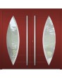 LIM C11 double - high strength aluminium double main door with glass