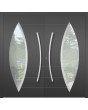 LIM C11 double - high strength aluminium double main door with glass