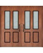LIM C12 double - contemporary home aluminium double door with glass