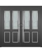 LIM C12 double - contemporary home aluminium double door with glass