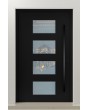 PIVOT C2 - aluminium pivot door with four glass