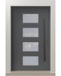 PIVOT C2 - aluminium pivot door with four glass