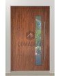 PIVOT C8 - Pivot aluminum designer door with glass