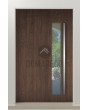 PIVOT C8 - Pivot aluminum designer door with glass