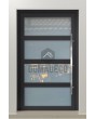 PIVOT C9 - glazed aluminium pivot door