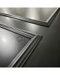 LIM CL06 double - classically styled traditional aluminium hinged door with glass