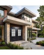 LIM CL05S double - classically styled traditional aluminium double hinged door with glass