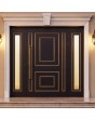 LIM CL17 - traditional style aluminum entrance door