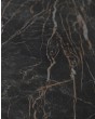LIM V54 double - double aluminium hinged door covered with Noir Desir sintered quartz