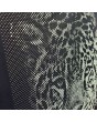 PIVOT G5 - Glass aluminium pivot door with with tiger motif in decorative panel