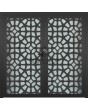 LIM G2 double - Double glass aluminium door with decorative panel