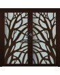 LIM G4 double - Double glass aluminium door with decorative panel