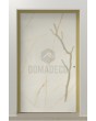 PIVOT Cristallo - aluminium pivot door covered with Cristallo sintered quartz