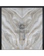 LIM Grigio double - aluminum double door covered with grigio sintered quartz