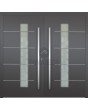 LIM Gryf-C double - aluminum double entry door with glass