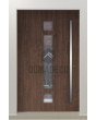LIM HEY I - modern aluminium front door for homes