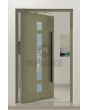 PIVOT HEY I - modern entry aluminum pivot door