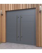 LIM Integra double - solid double aluminium door with ribs