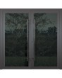 LIM-BATCH VL19 double - Lacobel glass aluminium door