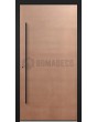 LIM Copper - aluminium front door with a copper coating