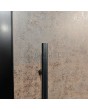 LIM V53 - aluminium entry door covered with sintered quartz