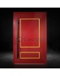 red classically styled traditional aluminium door