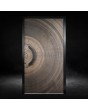 LIM M6 - entry hinged door with bronze texture of milled metal