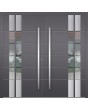 LIM C3 double -  front entrance aluminium double door