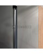 LIM RAIL3 - aluminium exterior door with vertical slats made of aluminium profiles