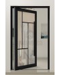 PIVOT MN1 - fully glazed aluminium pivot door with muntins (glazing bars)