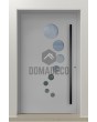 LIM 12E - modern aluminium front door