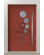 LIM 12E - modern aluminium front door