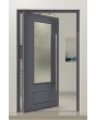 PIVOT CL05S -  classically glazed traditional aluminium pivot door