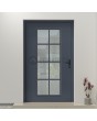 LIM CL06 - classic aluminium hinged front door with glass