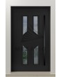 PIVOT CL11 - glazed traditional aluminium pivot door with decorative frame