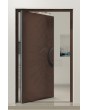PIVOT V64 - aluminum pivot door with milled pattern