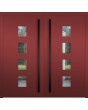 LIM Quatro double - Aluminum Double Entrance Door with four glass