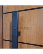 LIM AP18A double - aluminum double hinged front door