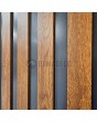 LIM RAIL3 - aluminium exterior door with vertical slats made of aluminium profiles