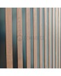 PIVOT RAIL4 - aluminium pivot door with vertical slats made of aluminium profiles