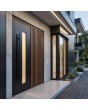 PIVOT RAIL4 - aluminium pivot door with vertical slats made of aluminium profiles