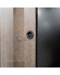 LIM V53 double - double aluminium front door covered with sintered quartz