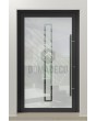 LIM Glass S - frosted main door with transparent motif