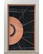 LIM Sahara - aluminium hinged door covered with Sahara Noir sintered quartz and copper sheet